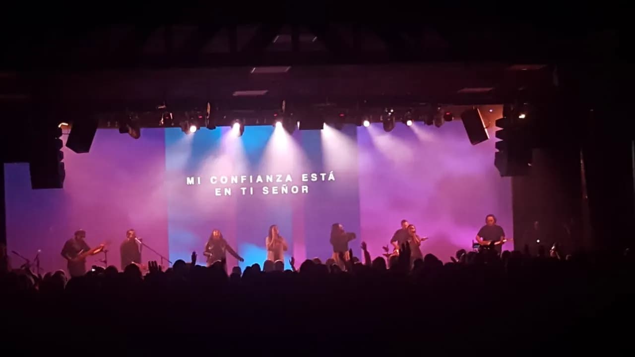 Detalle de la instalación en Iglesia Conquistando Fronteras